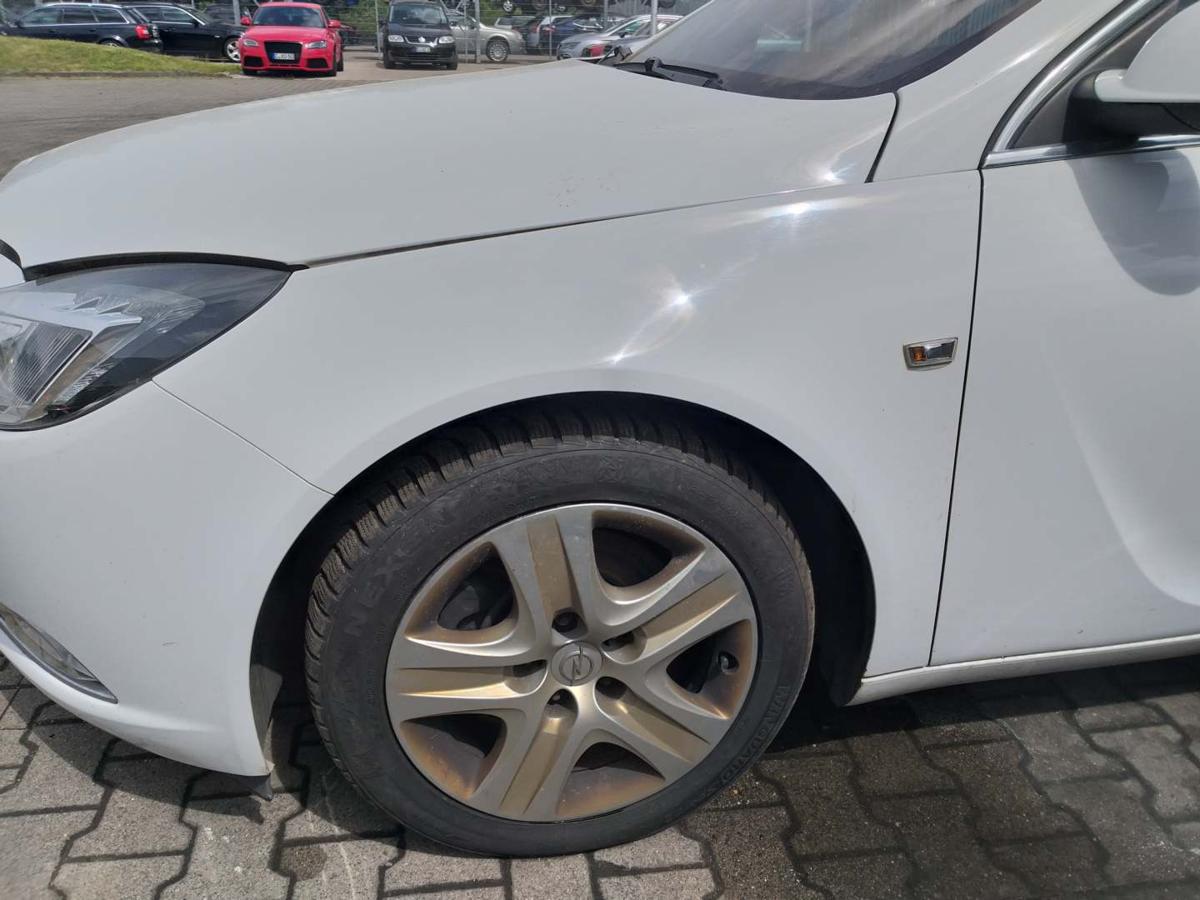 Opel Insignia A original Kotflügel vorn links Z40R Schnee Weiss Bj.2011